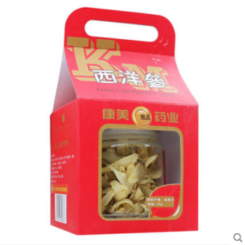康美 西洋参切片60g 加拿大 红盒玻璃瓶