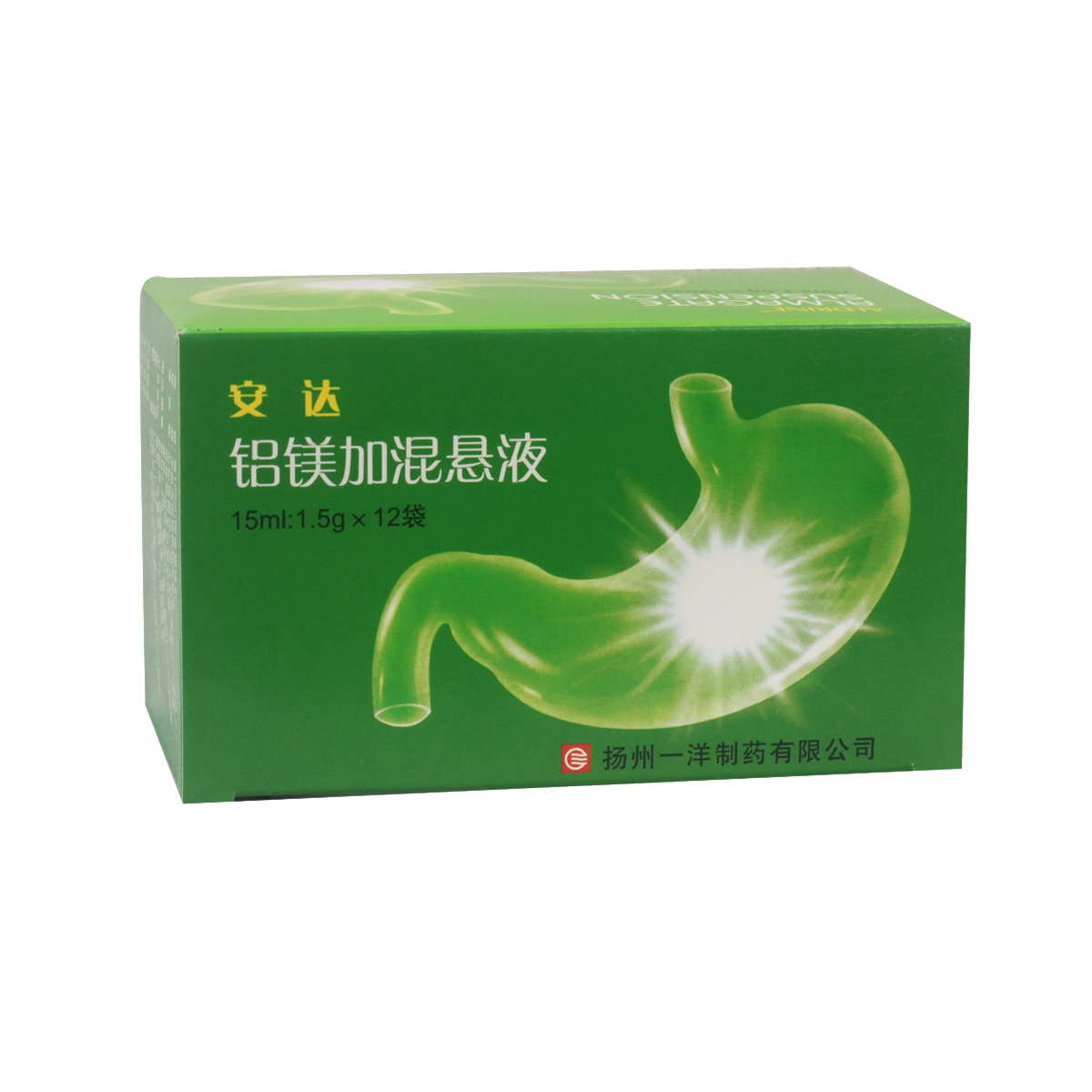 安达 铝镁加混悬液 15ml*12袋/盒